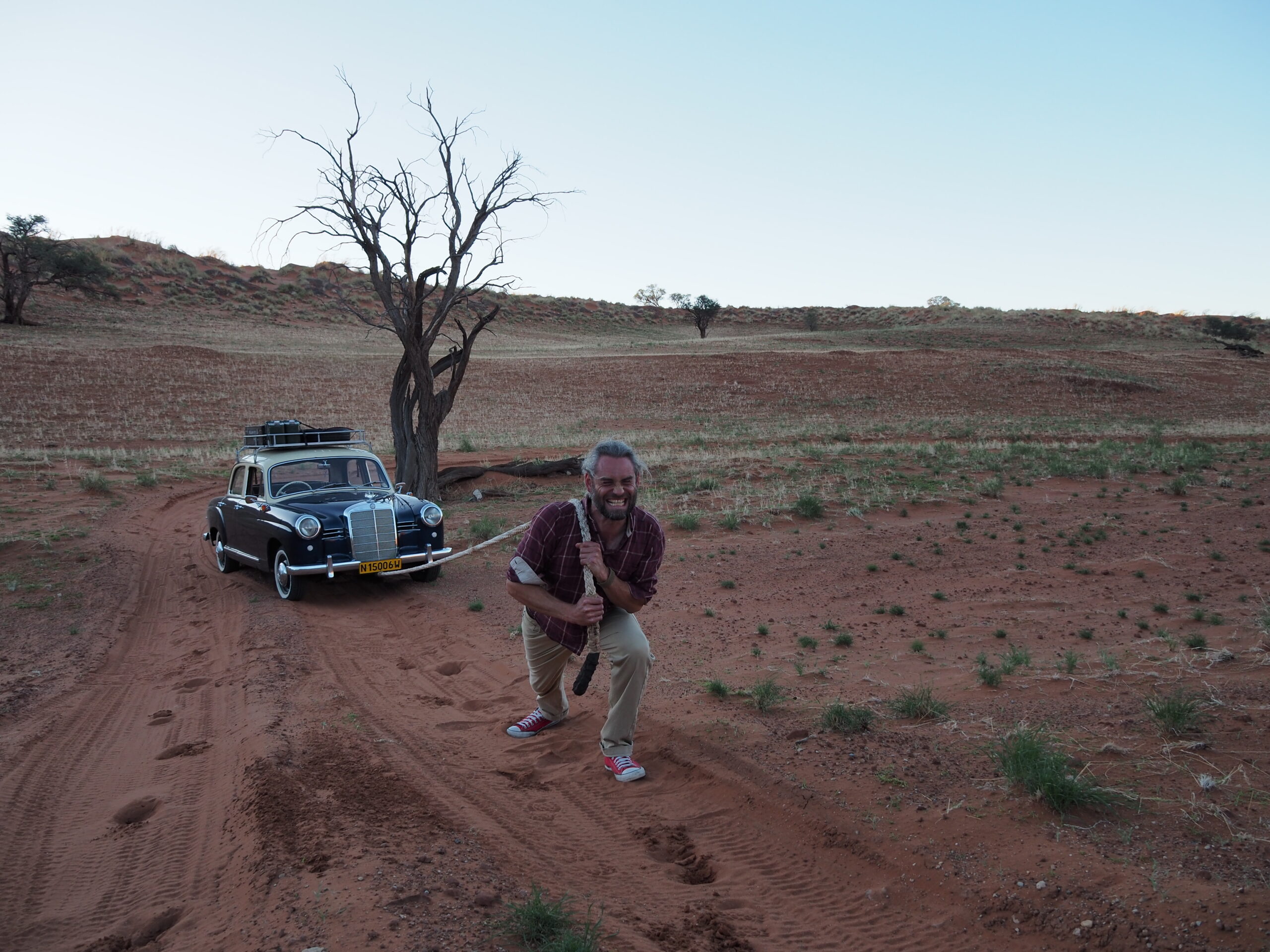 Plattfuss in Namibia